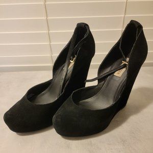 Steve Madden Wedges (Black, sz 10)